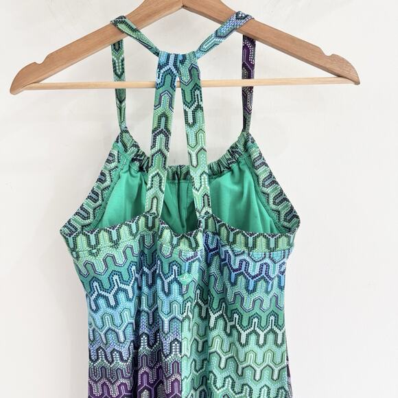 Prana Women’s Quinn Sharply Geometric Dress With Built In Shelf Bra Medium P07 - Picture 4 of 5